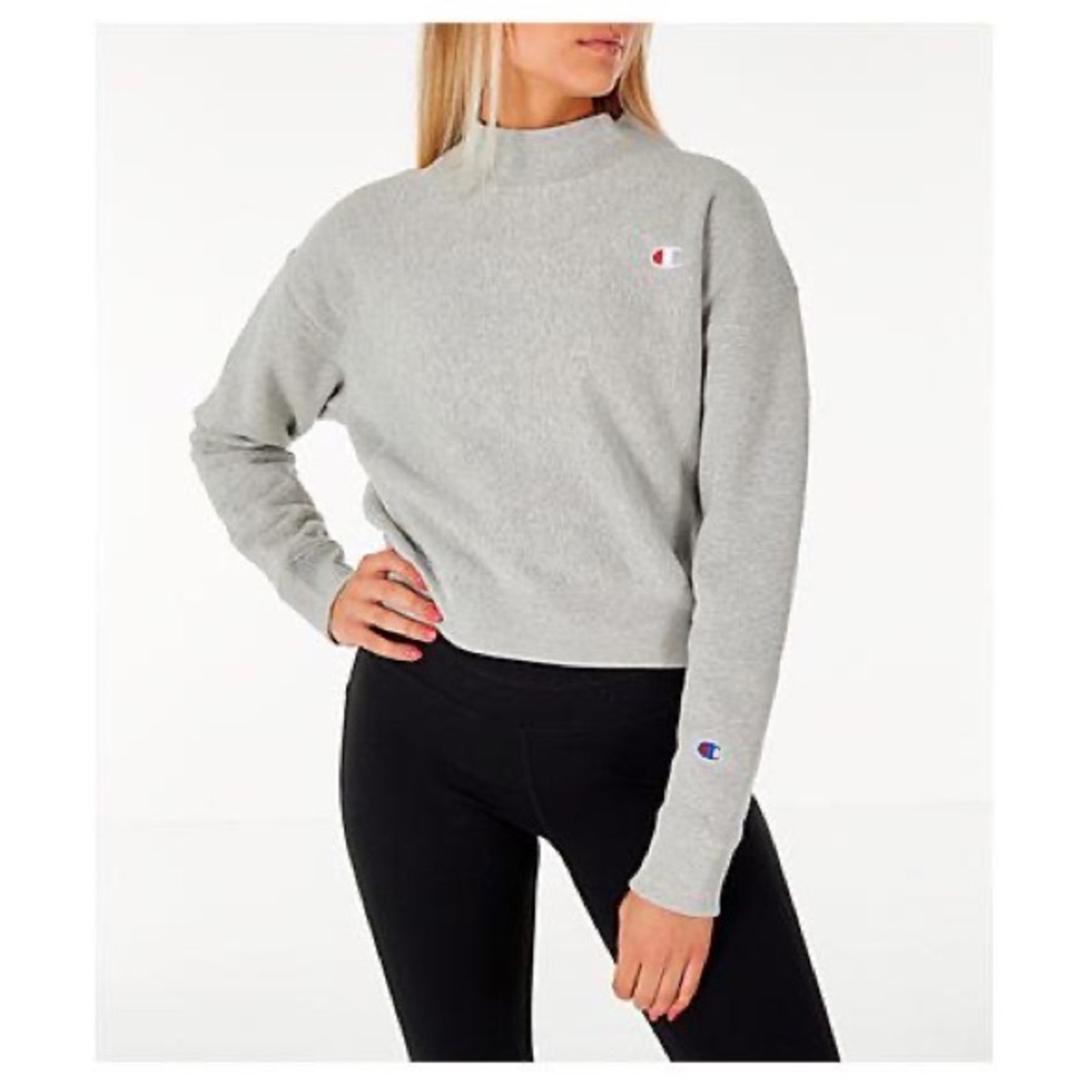 Champion mock neck sweatshirt small